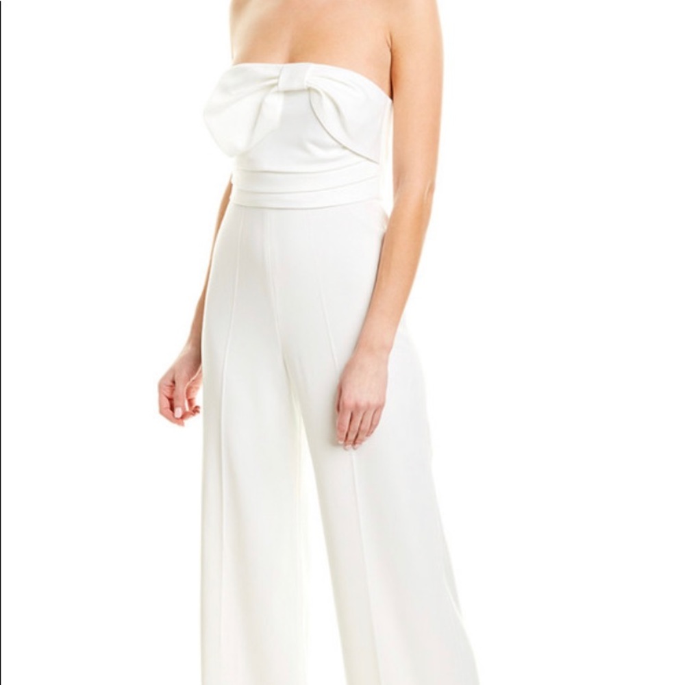 Jay Godfrey White Jumpsuit